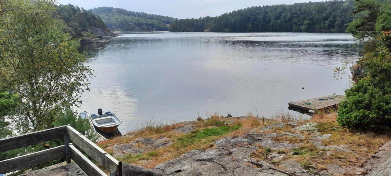 Hytte Ved Sjoen Kristiansand Exterior foto